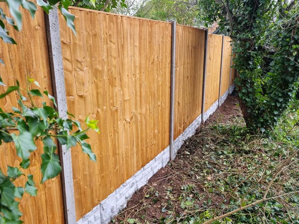 Wooden Panel Fencing
